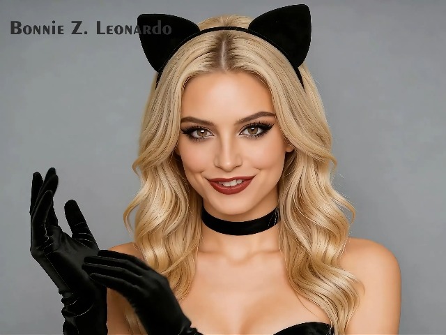 Amazon.com: Bonnie Z. Leonardo Black Cat Ears Headband Furry
